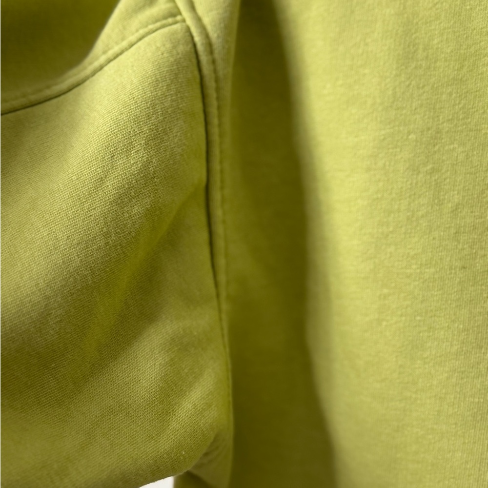 Zara sweatshirt, S, cropped, celery green, long sleeves sleeves NWOT - Picture 7 of 8